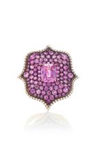 Bayco Pink Sapphire & Diamond Ring