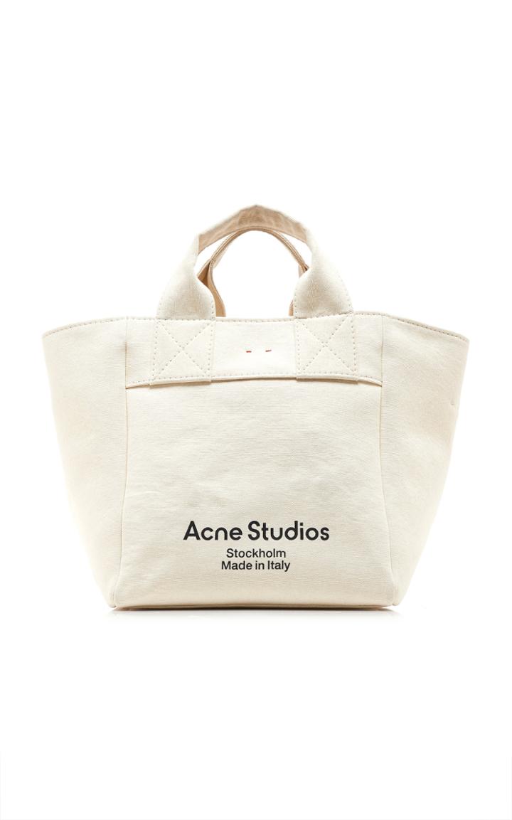 Acne Studios Alisse Logo-print Canvas Tote Bag