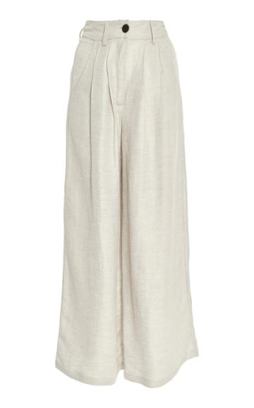 Maki Oh Wide Leg Pleat Trouser