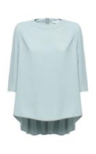 Fabiana Filippi Short Sleeve Pleated Blouse