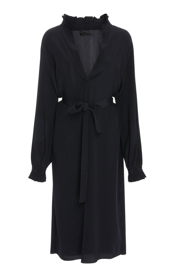 Nili Lotan Mylene Crepe De Chine Dress