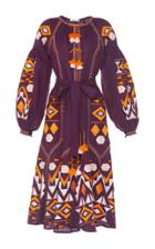 March11 Violet Kilim Midi Dress