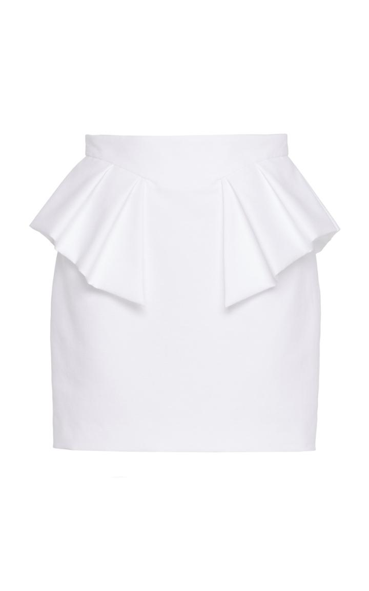 Alexandre Vauthier Cotton Poplin Mini Skirt