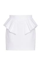 Alexandre Vauthier Cotton Poplin Mini Skirt