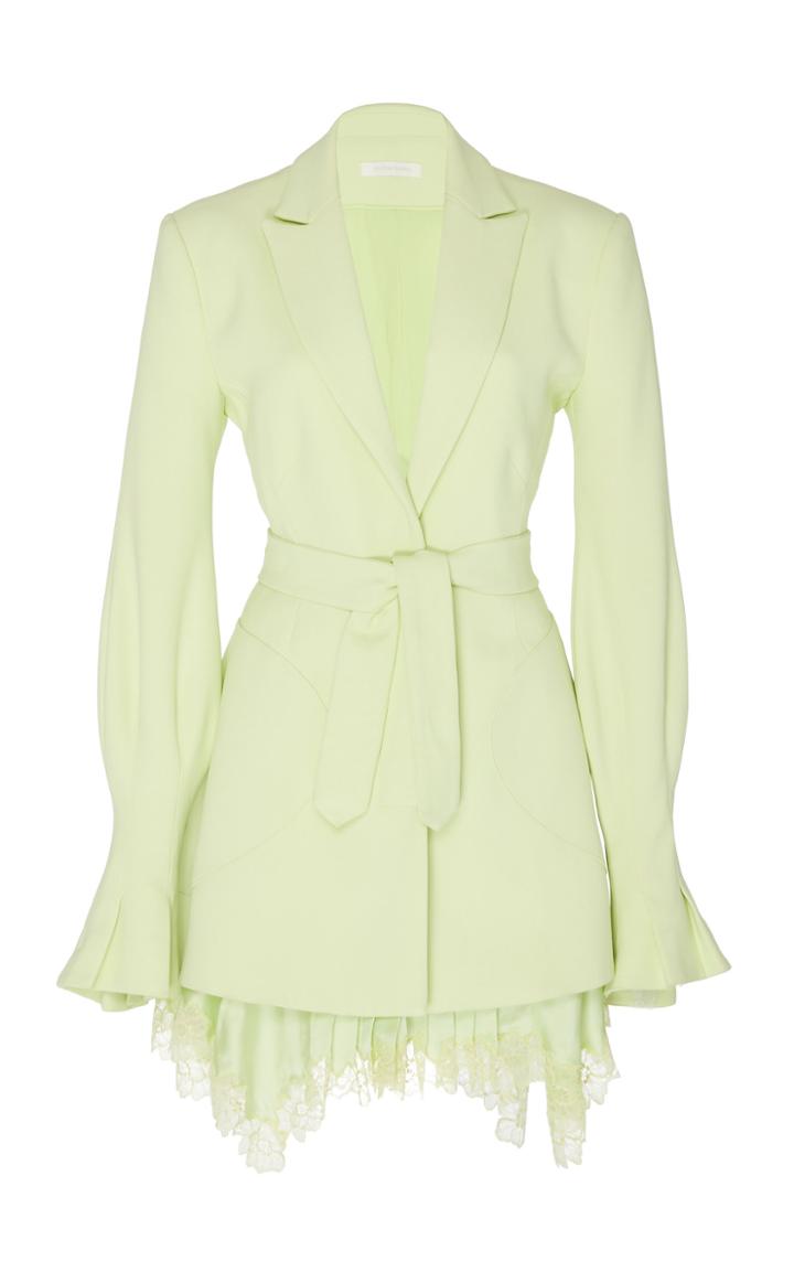 Moda Operandi Jonathan Simkhai Victoria Lace-accented Crepe Dress Size: 0