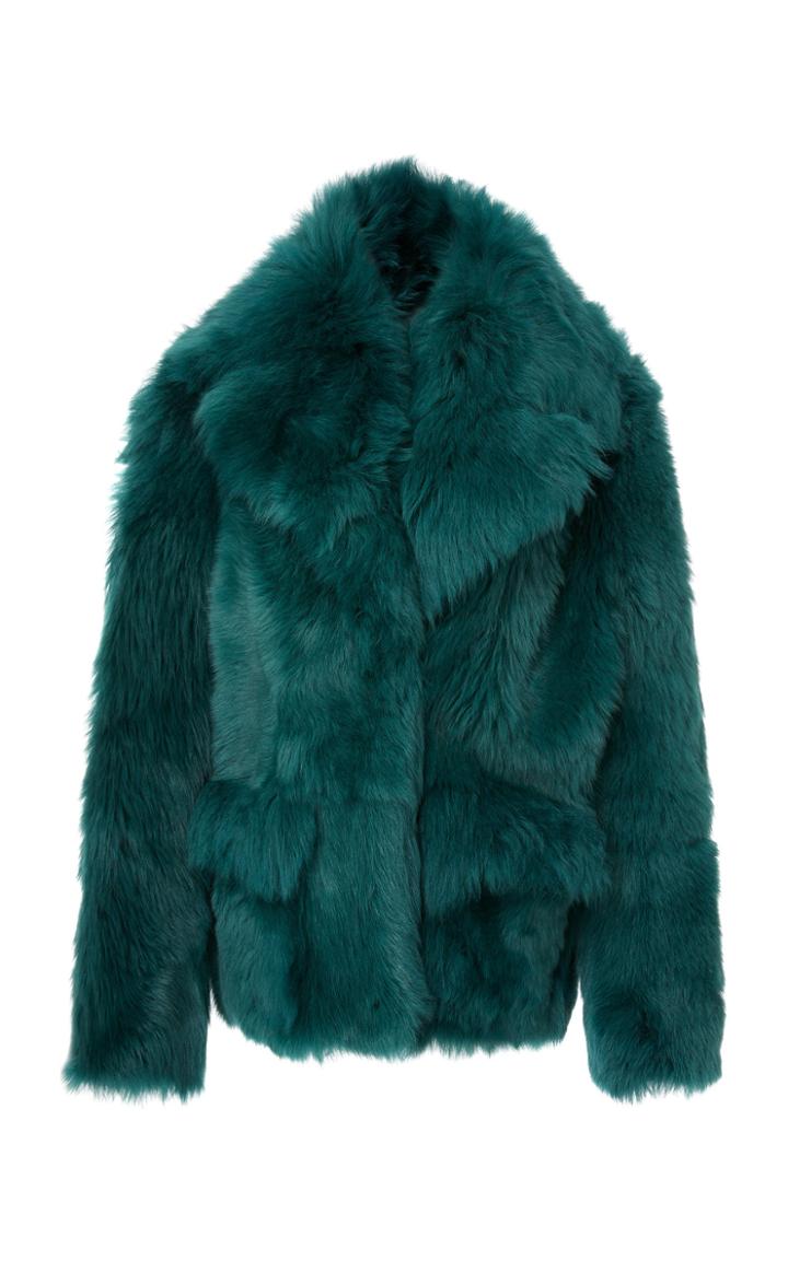 Pologeorgis The Zuzu Exaggerated Shearling Jacket
