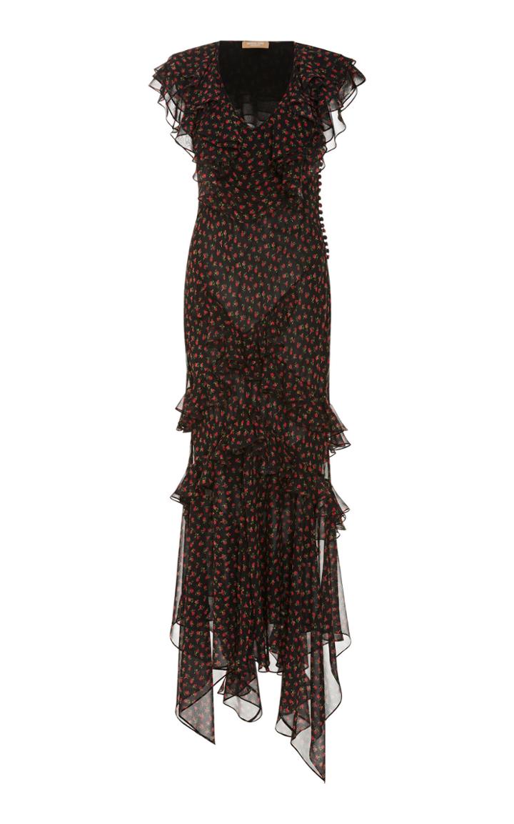 Michael Kors Collection Bias Ruffle Dress