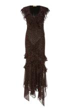 Michael Kors Collection Bias Ruffle Dress