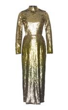 Temperley London Ruth Sequin Fitted Dress