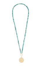 Sheryl Lowe 14k Gold, Diamond And Grandideirite Necklace