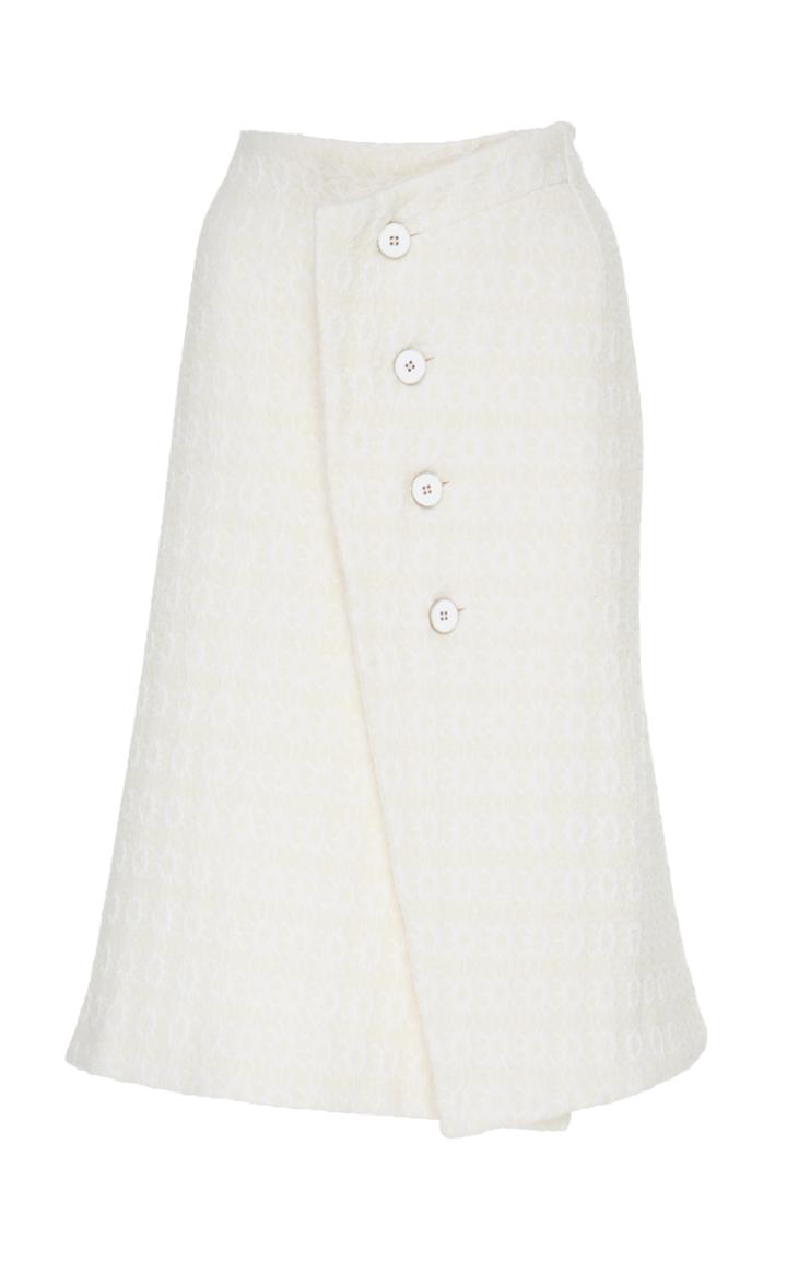 Jil Sander Friendly Textured Midi Skirt