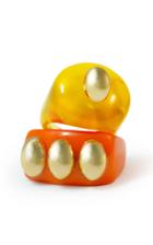 Moda Operandi La Manso Honey Moon Set Resin Rings