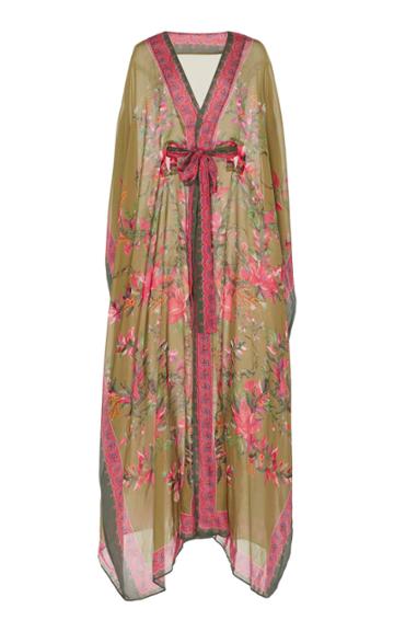 Moda Operandi Liberty London Sirena Salome Floral-print Silk Caftan Dress Size: S