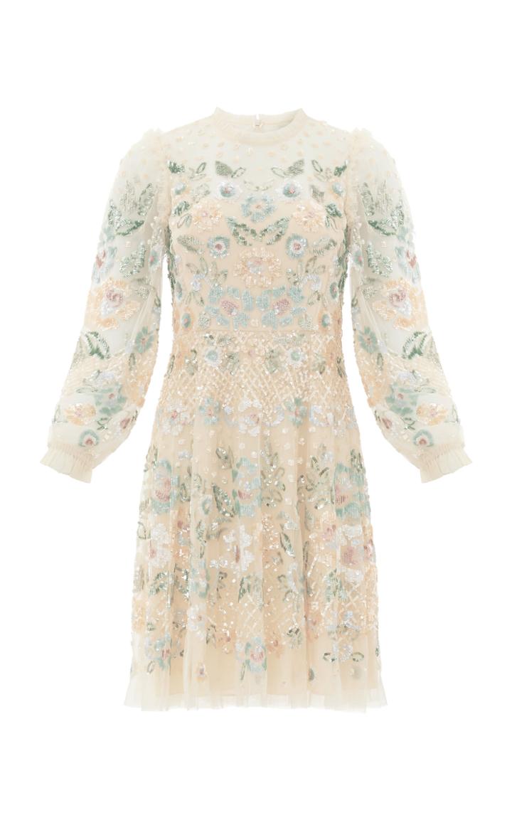 Needle & Thread Rosalie Sequin-embellished Tulle Mini Dress