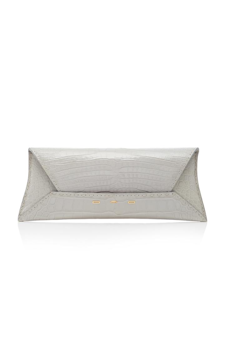 Vbh Crocodile Manila Stretch Clutch
