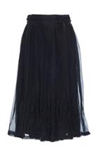 Moda Operandi N21 Pleated High-rise Silk Skirt Size: 38