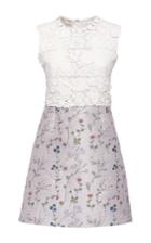 Giuseppe Di Morabito Macram And Floral Jacquard Dress