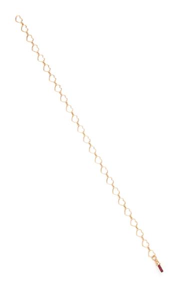 Nadine Ghosn Rose Gold Heart Chain Necklace