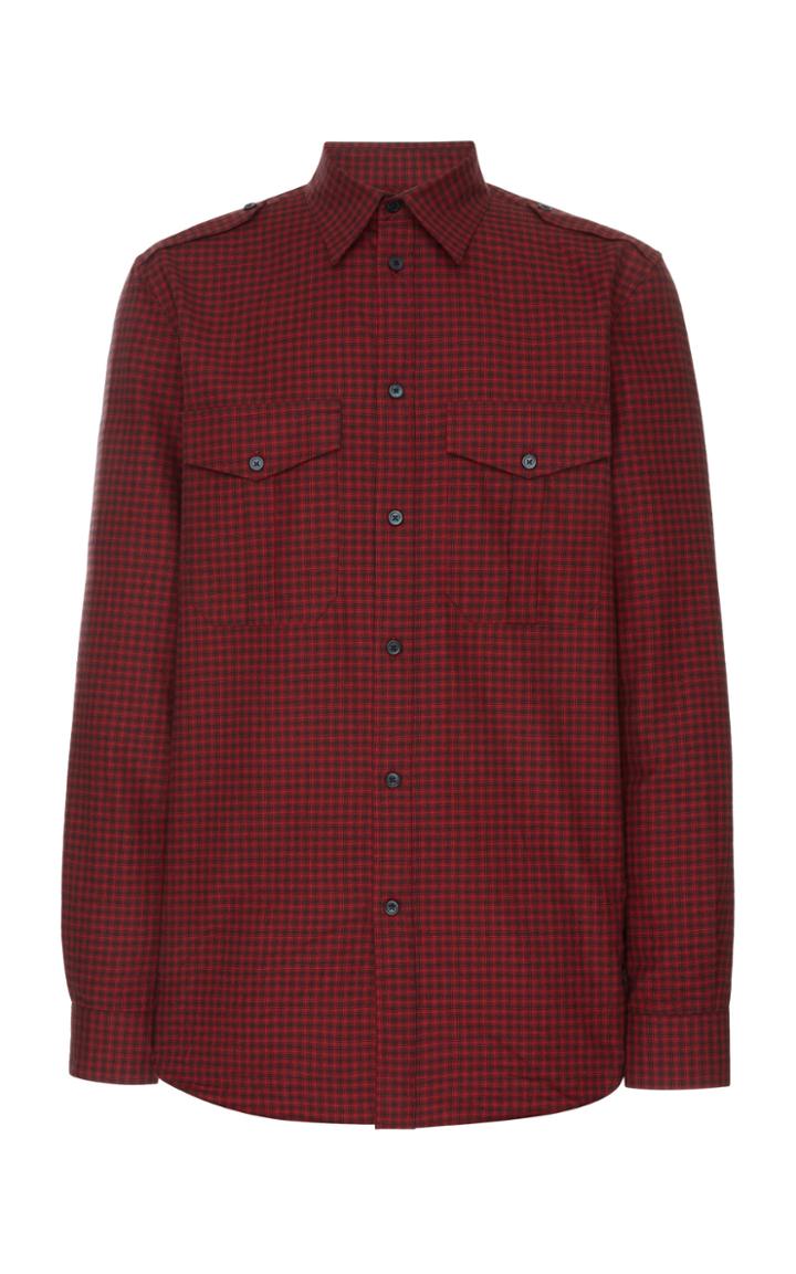 Givenchy Plaid Cotton-poplin Shirt