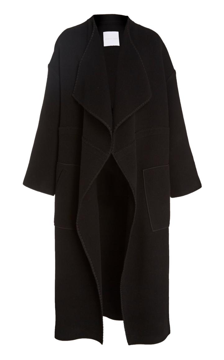 Noon By Noor Hampton Relaxed Draped-collar Coat