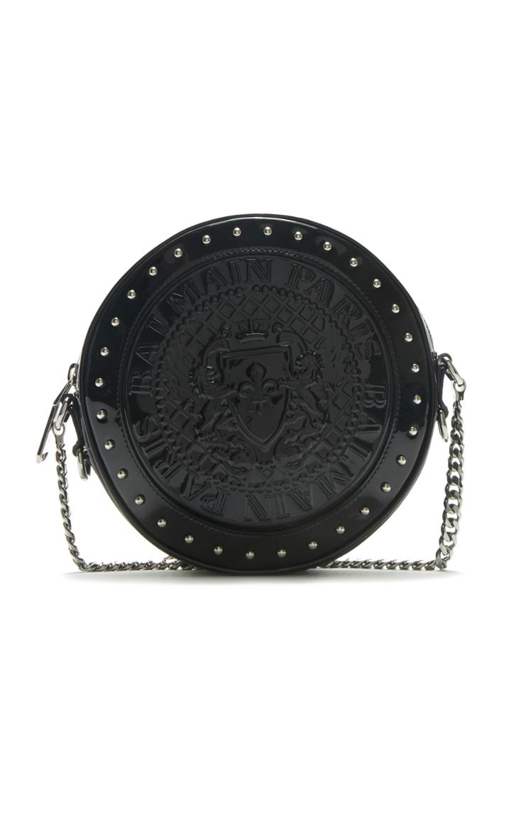 Balmain Leather Disco Crossbody