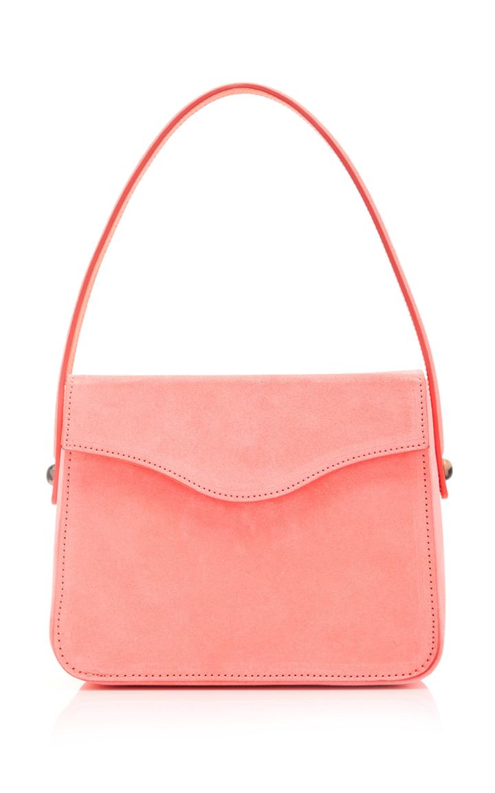 Edie Parker Hot Box Suede Bag
