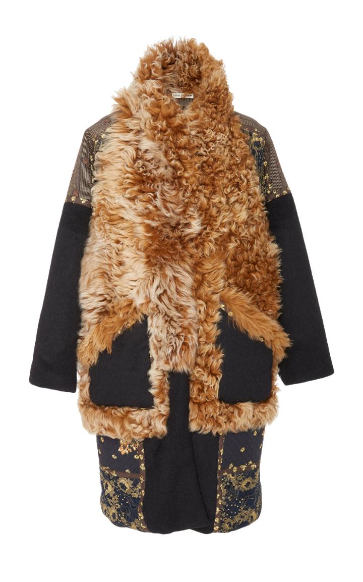 Ulla Johnson Shag Shearling Coat