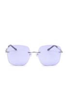 Karen Wazen Madison Oversized Square-frame Metal Sunglasses
