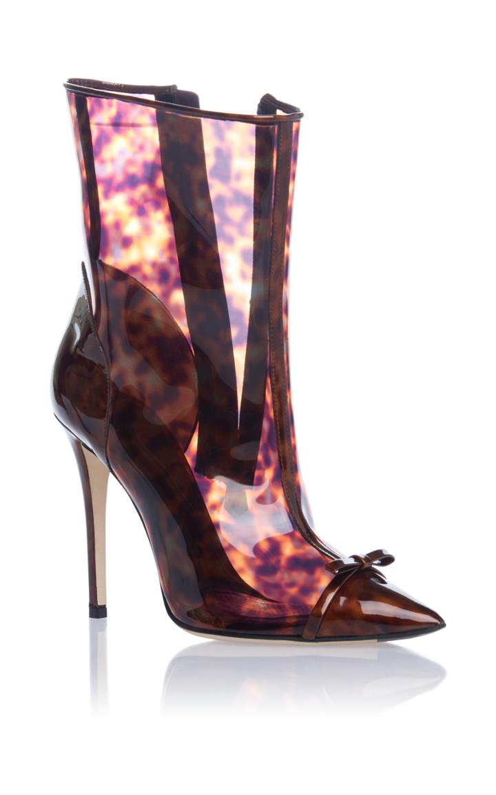 Marco De Vincenzo Tortoise High Heel Bootie