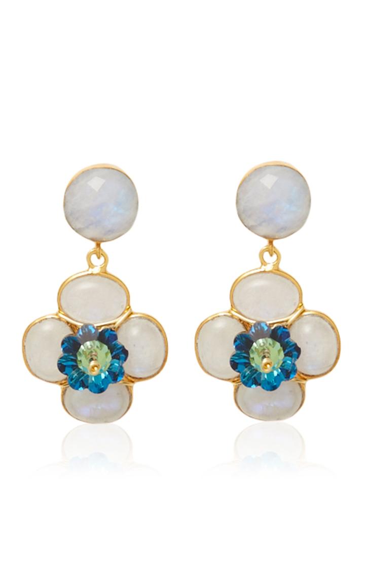 Moda Operandi Brinker & Eliza Swarovski Crystal Embellished Sausalito Earrings