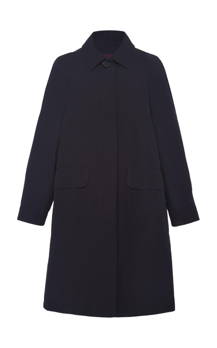 Moda Operandi Martin Grant Cotton Trench Coat Size: 34