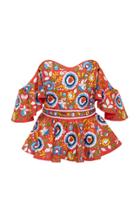 Caroline Constas Irene Embroidered Top