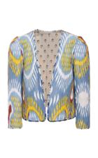 Alix Of Bohemia Cy Printed Silk And Cotton-blend Jacket