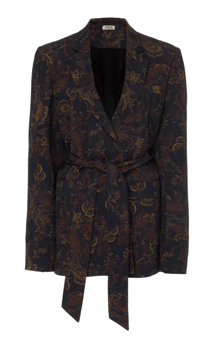 Amur Payton Belted Blazer Jacket