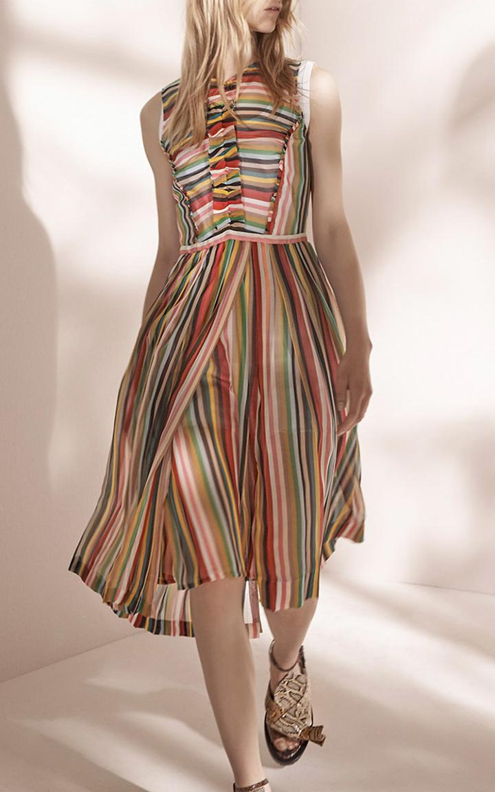 N 21 N&deg;21 Multi Stripe Charu Midi Dress