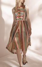 N 21 N&deg;21 Multi Stripe Charu Midi Dress