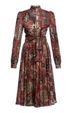 Moda Operandi Lena Hoschek Charlotte Printed Tie-neck Midi Dress