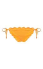 Marysia Papaya Mott Scalloped Bikini Bottom