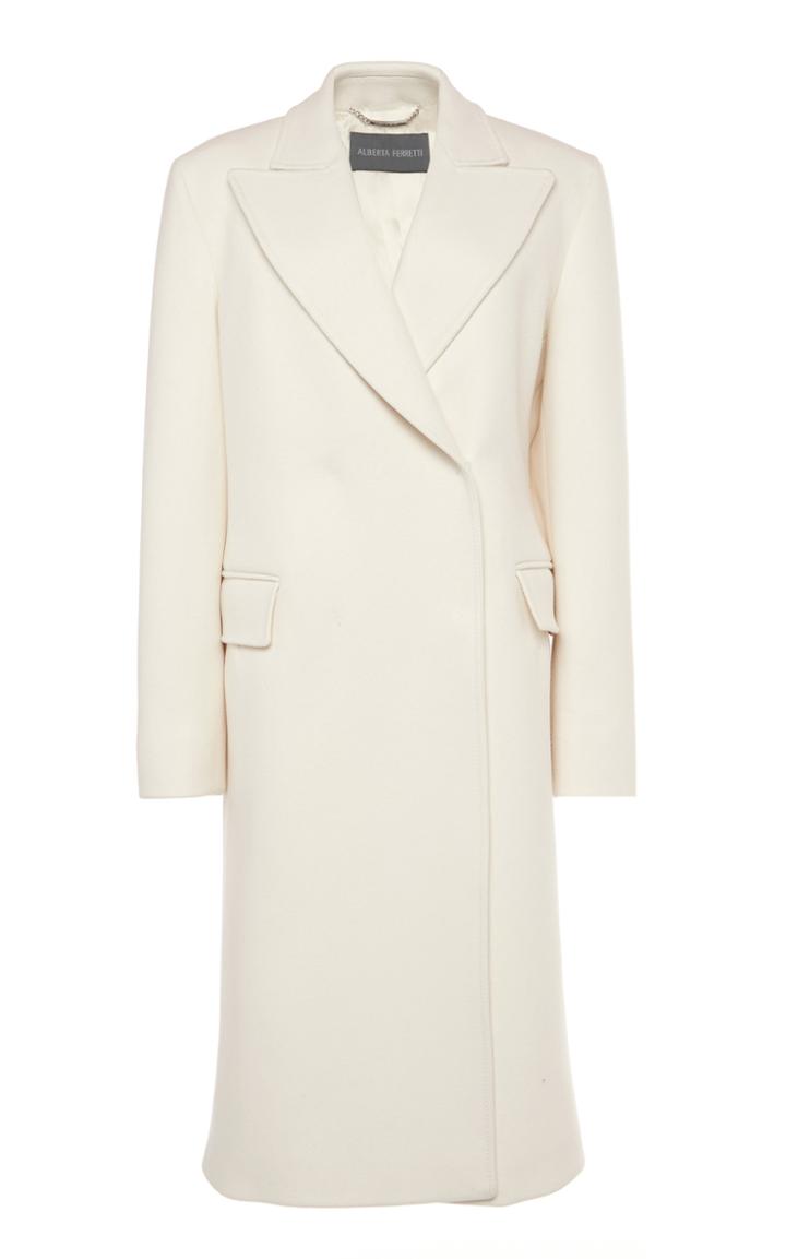Moda Operandi Alberta Ferretti Wool-blend Felt Coat