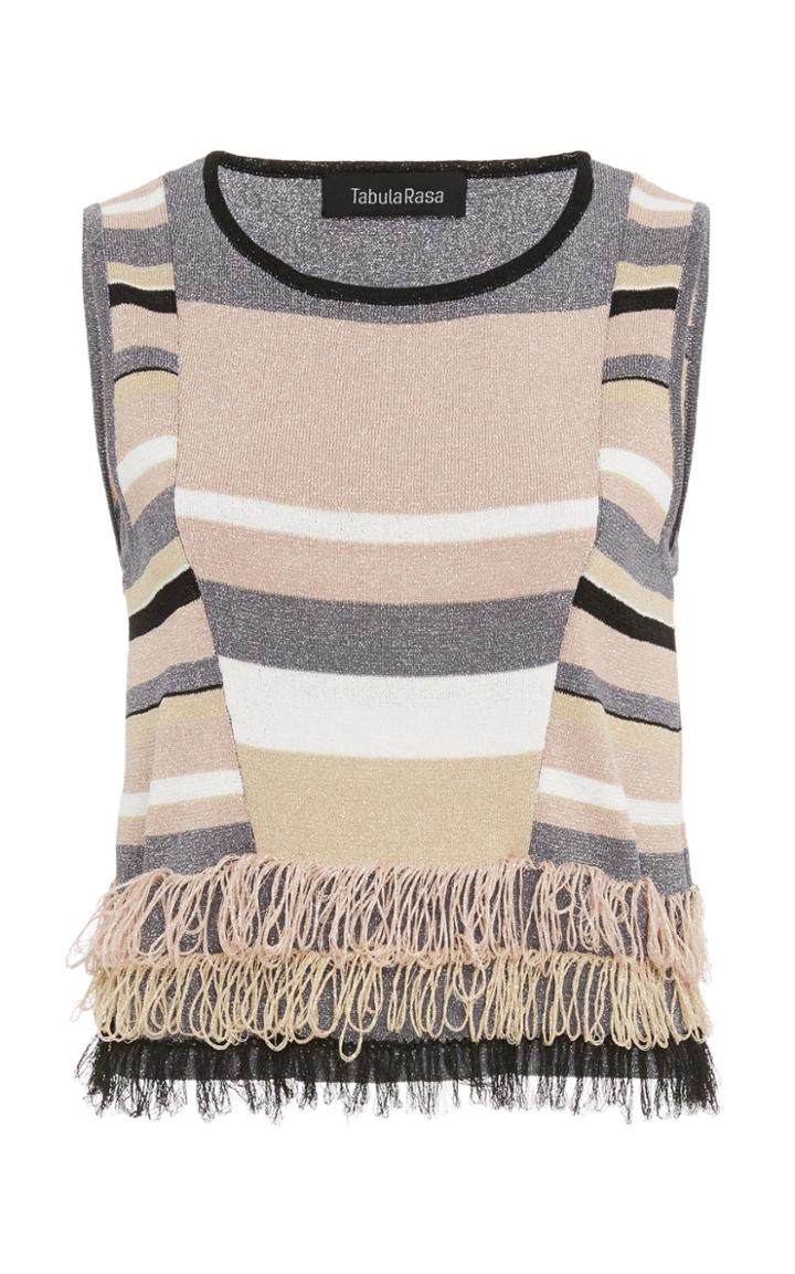 Tabula Rasa Rosetti Fringe Crop Top