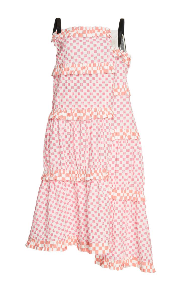 Loewe Asymmetrical Waffle Dress
