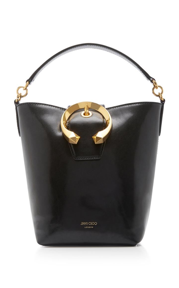 Jimmy Choo Madeline Leather Bucket Bag