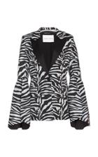 Prabal Gurung Printed Bell Sleeve Jacket