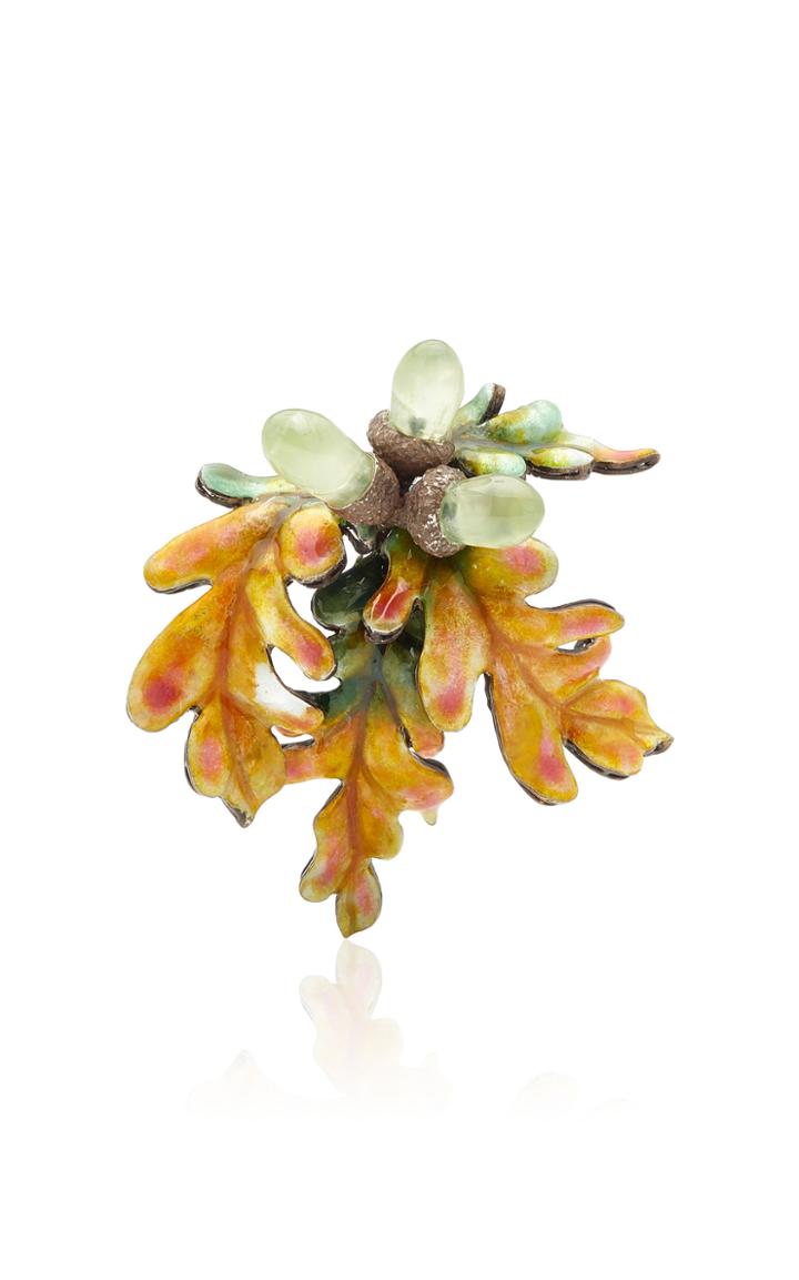 Moda Operandi Luz Camino Oak Tree Brooch