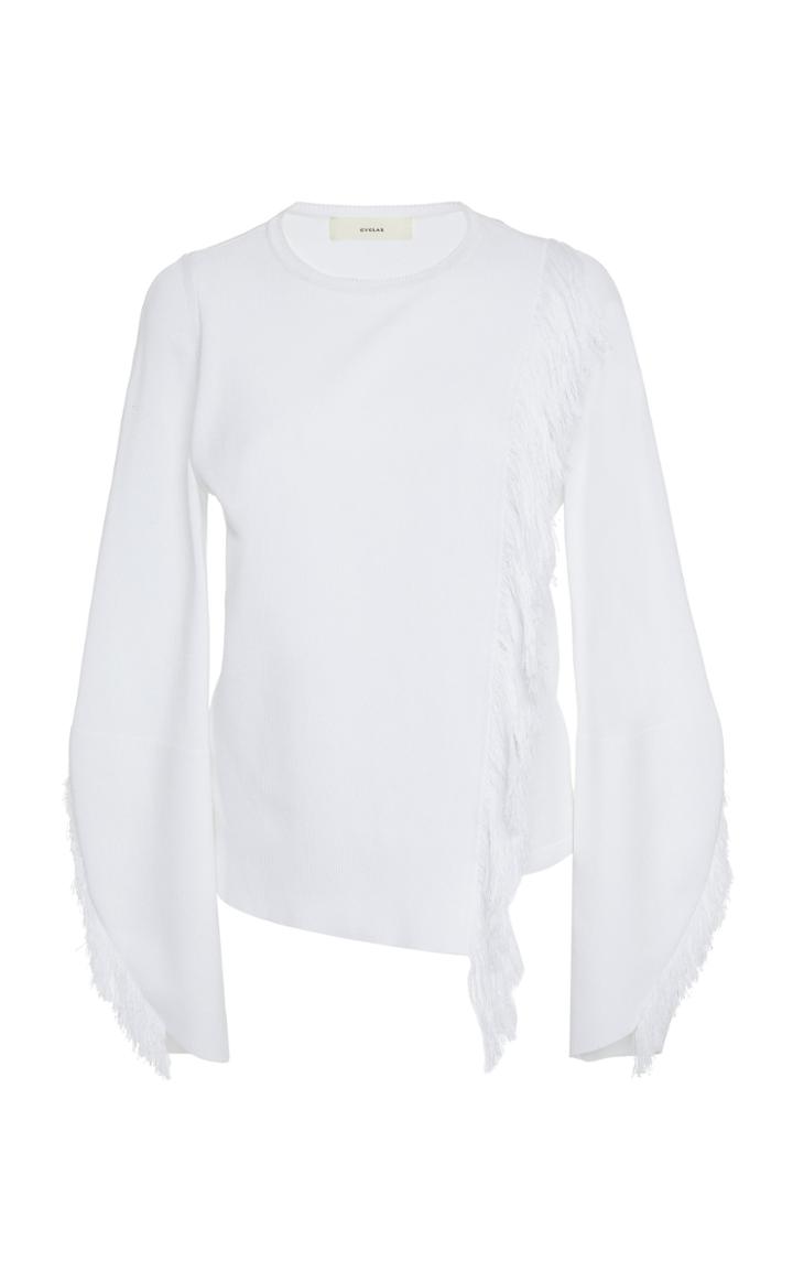 Cyclas Cotton-blend Fringe Top