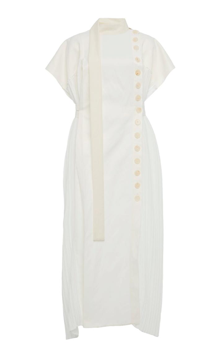 Moda Operandi Jil Sander Melia Crepe De Chine Dress Size: 32