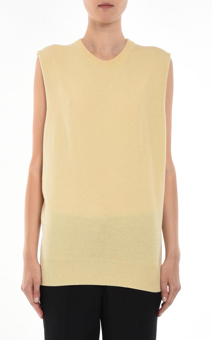 Moda Operandi Jil Sander Cashmere Sleeveless Knit Sweater Vest