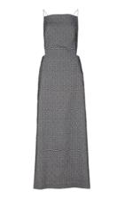 Christopher Esber Open Back Wire Cotton-blend Maxi Dress