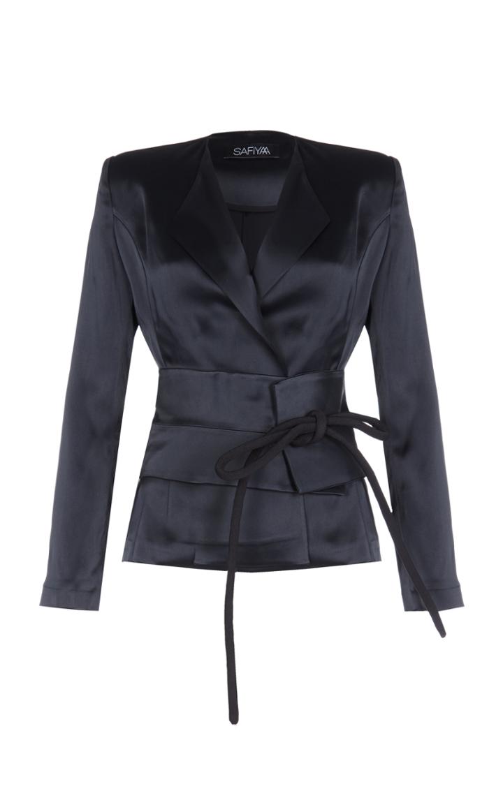 Safiyaa Obi Pointed Lapel Jacket