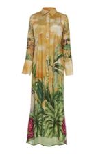 For Restless Sleepers Briareo Safari Printed Maxi Dress